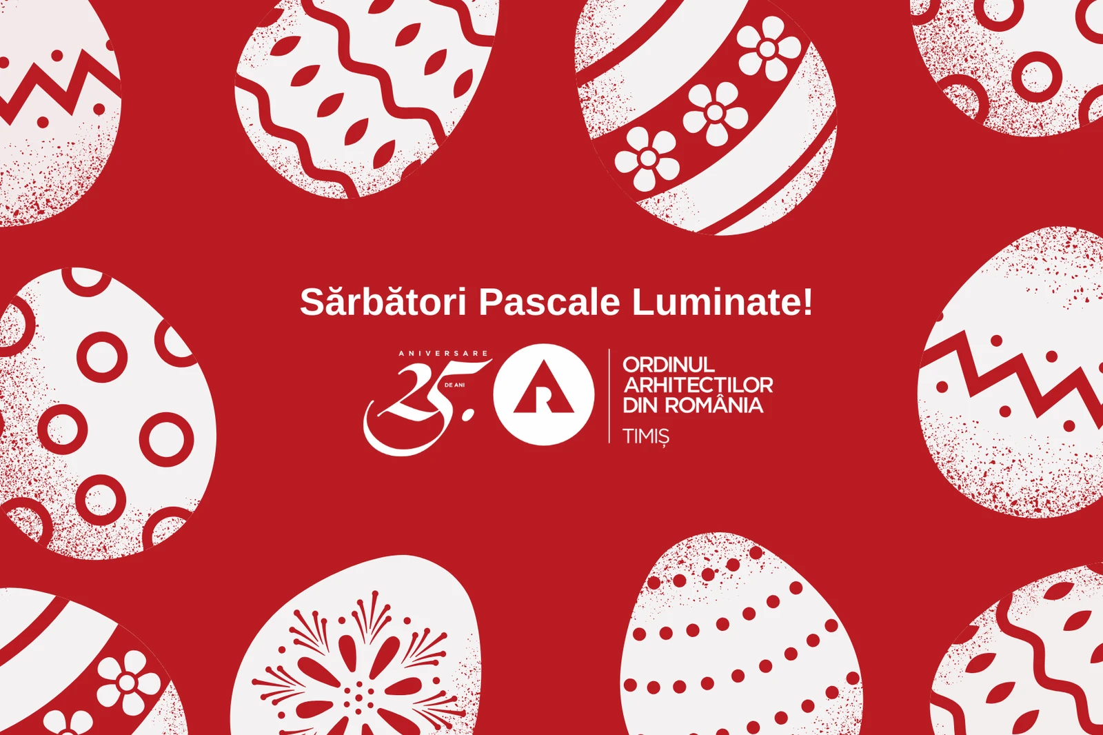 Program secretariat Filiala OAR Timiș cu ocazia Sărbătorilor Pascale 2026